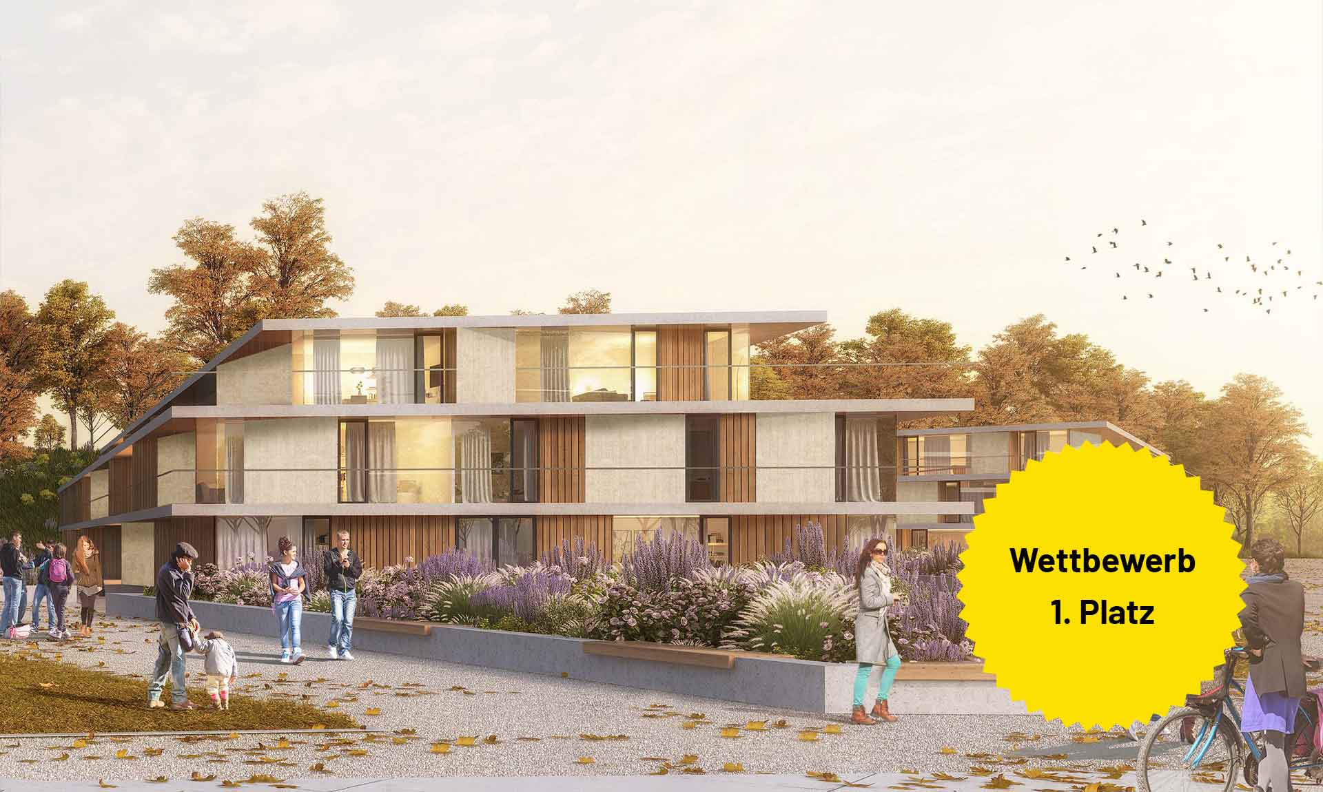 Hausdorf Architekten Ziviltechniker - Projekt Breitenfurt - ausgezeichnet mit dem 1. Preis im Wettbewerb